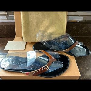 Burberry thong sandals